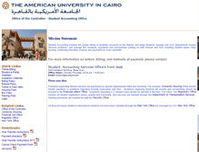 Tablet Screenshot of finance.aucegypt.edu