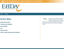 Tablet Screenshot of ebda3.aucegypt.edu